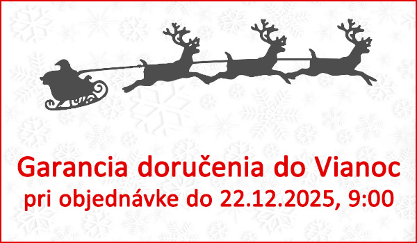 Garancia doručenia do Vianoc pri objednávke do 22.12.2025, 9:00